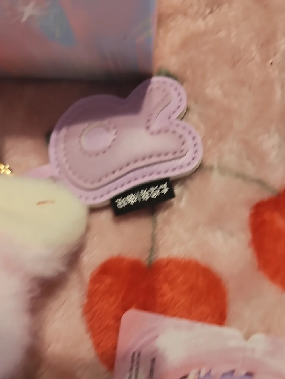 Plush Bunny Keychain - Pink